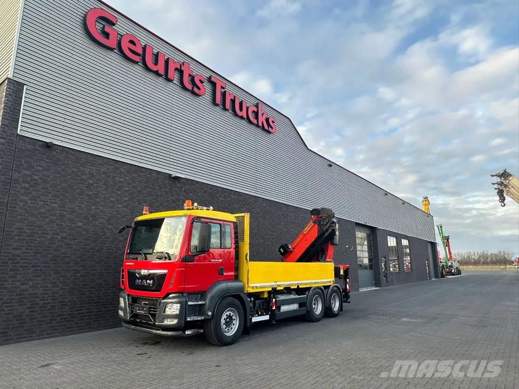 MAN TGS 26.480 6X4 MET PALFINGER PK 42002-SH G KRAAN / شاحنات الرافعات