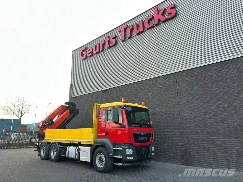 MAN TGS 26.480 6X4 MET PALFINGER PK 42002-SH G KRAAN / شاحنات الرافعات