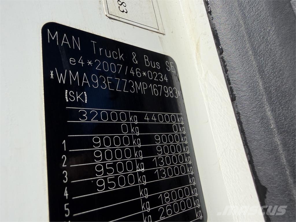 MAN TGS VIN 983 Camiones bañeras basculantes o volquetes
