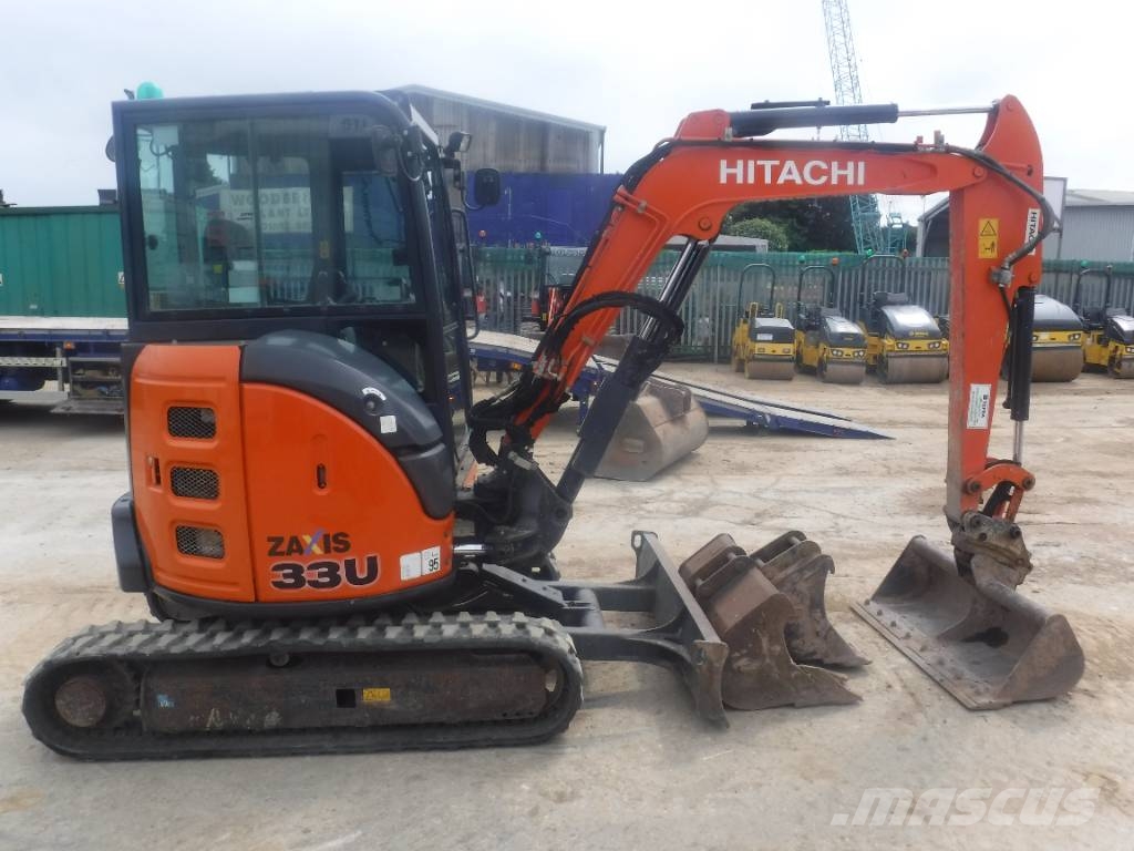Hitachi ZX 33 U-5A, 2018, Luton, Bedfordshire, Jungtinė karalystė