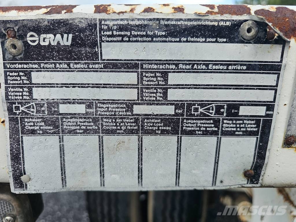 Panav 3 Achs anhänger Remolques portacontenedores