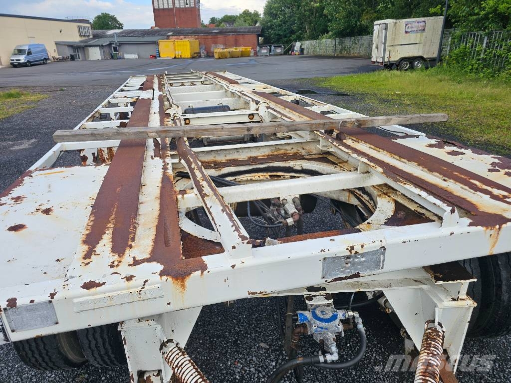 Panav 3 Achs anhänger Remolques portacontenedores