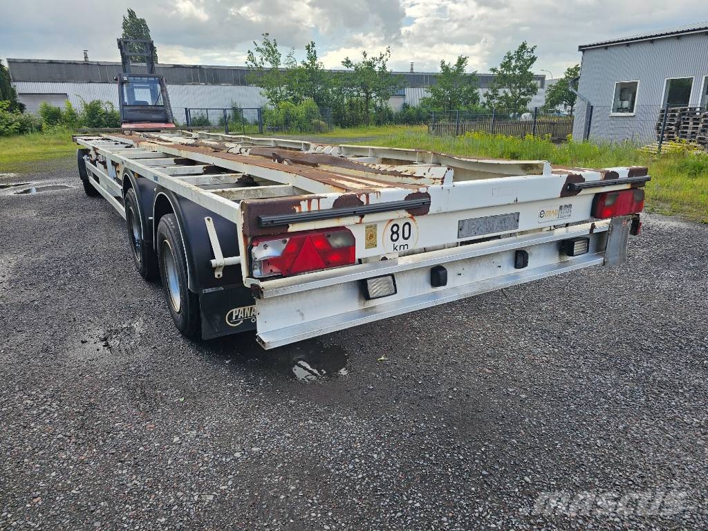 Panav 3 Achs anhänger Remolques portacontenedores