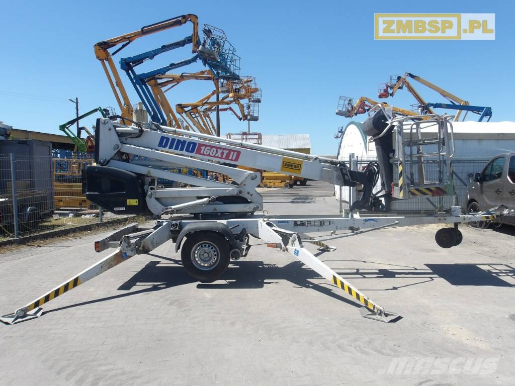 Dinolift 160 XT Bi-Energie 高所作業台付トレーラー