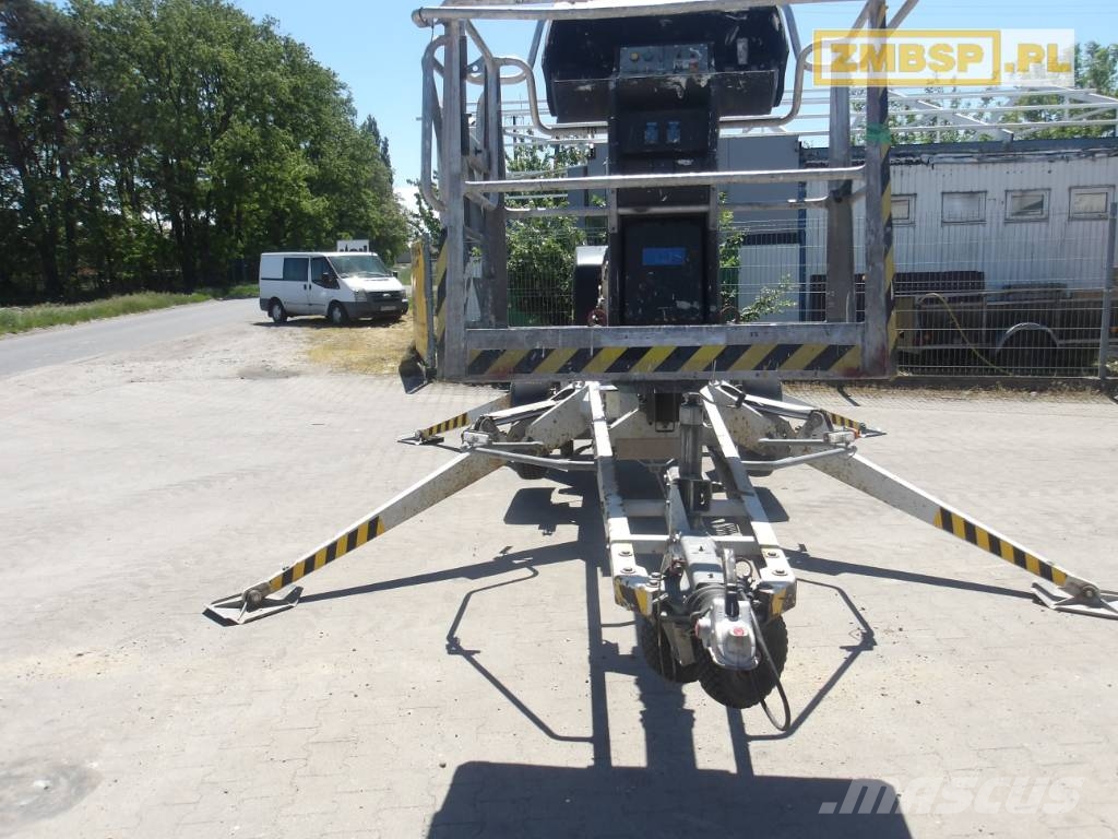 Dinolift 160 XT Bi-Energie 高所作業台付トレーラー