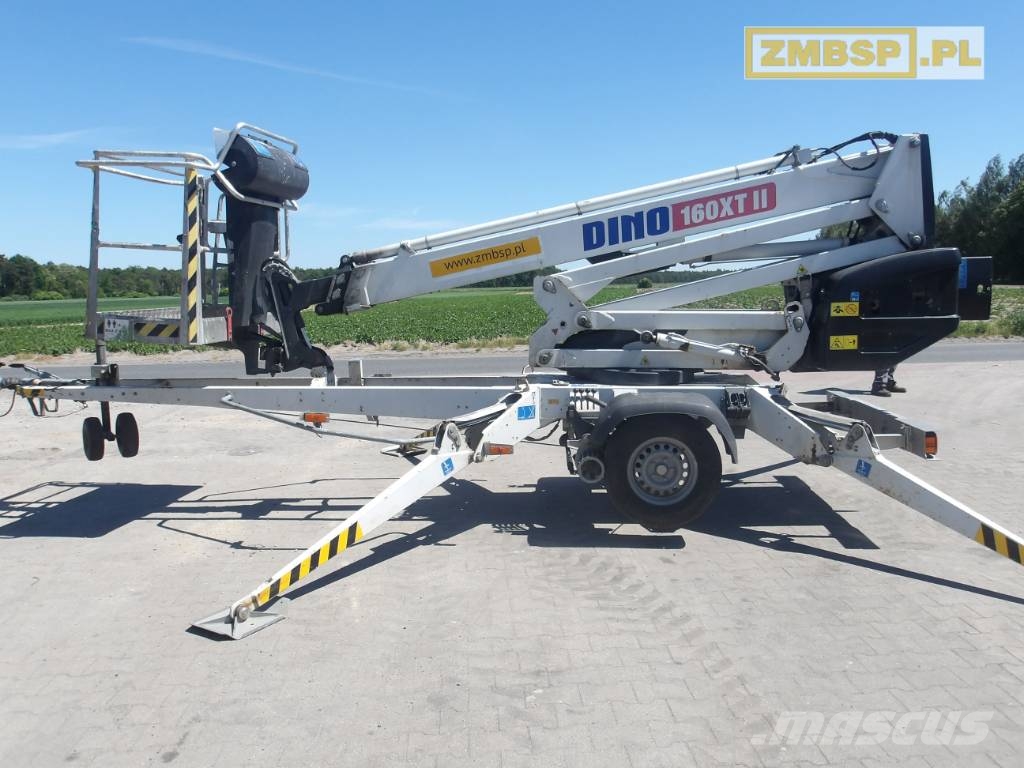 Dinolift 160 XT Bi-Energie 高所作業台付トレーラー