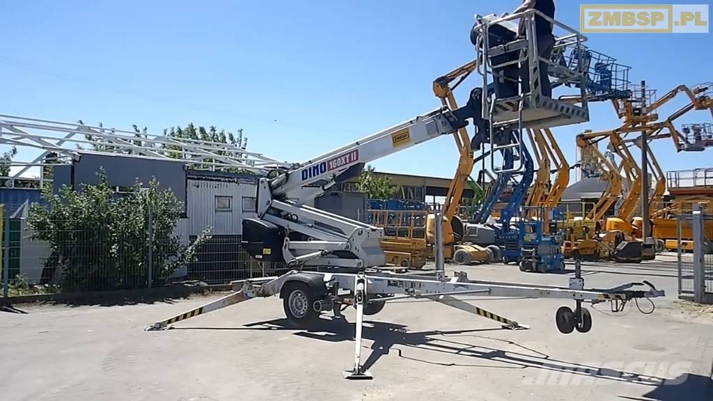 Dinolift 160 XT Bi-Energie 高所作業台付トレーラー