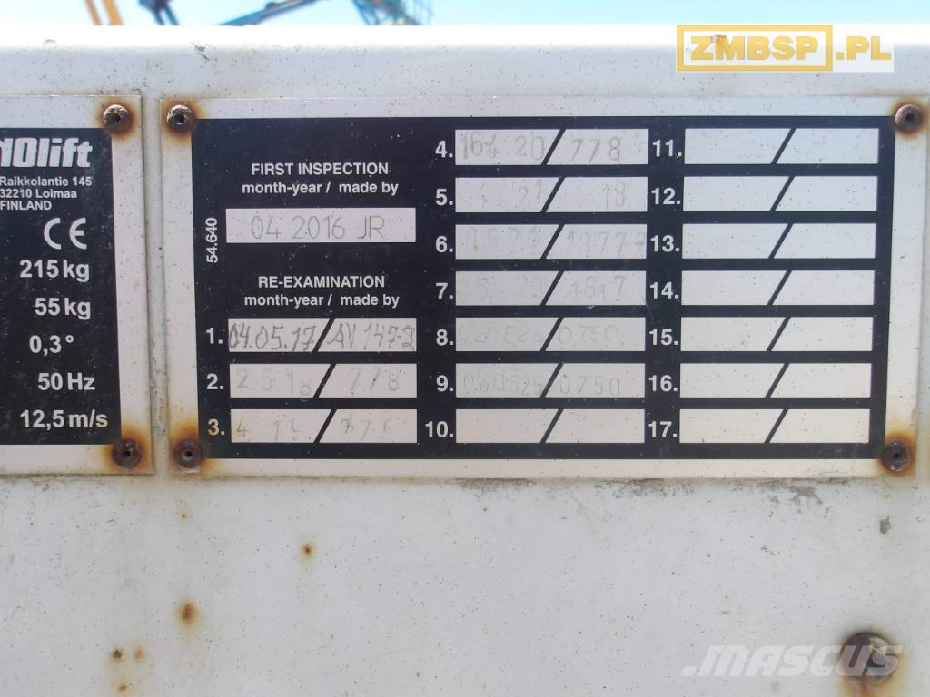 Dinolift 160 XT Bi-Energie 高所作業台付トレーラー