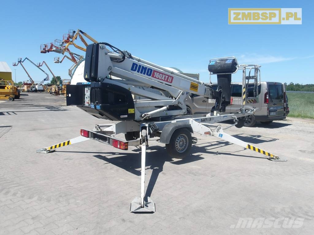 Dinolift 160 XT Bi-Energie 高所作業台付トレーラー