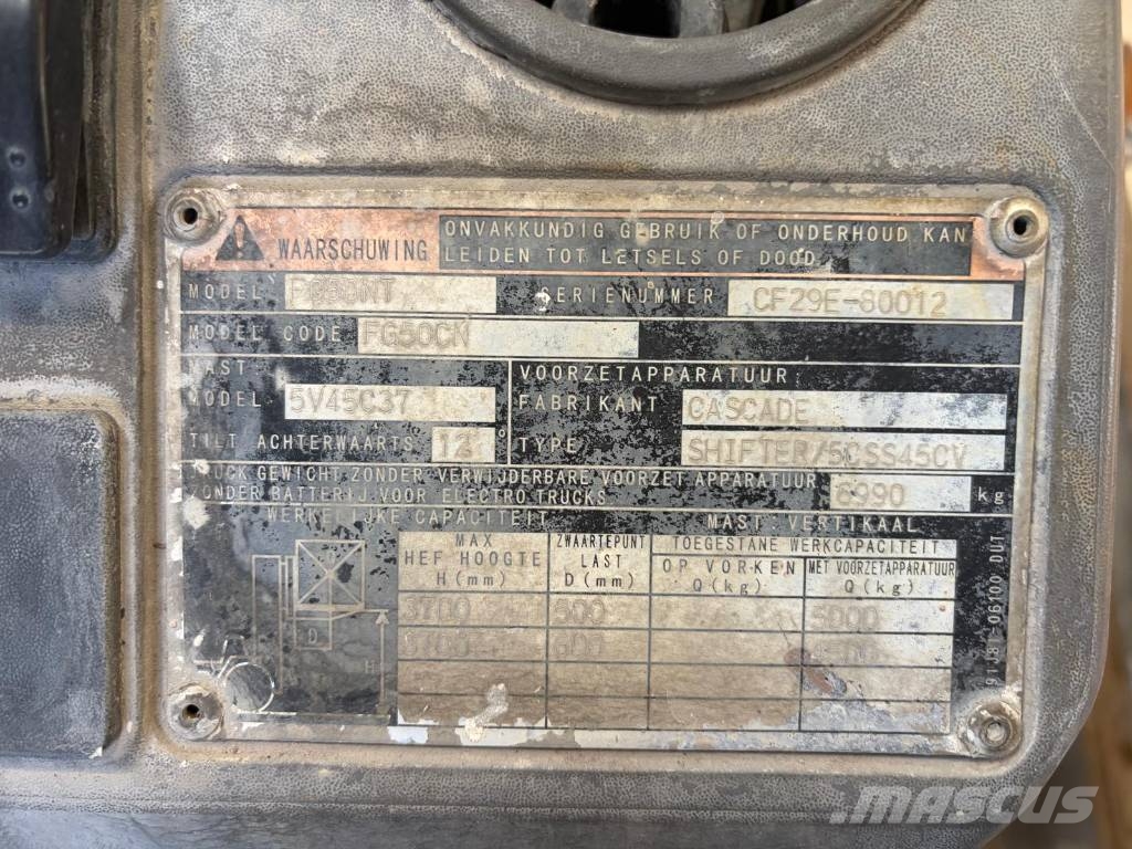 Mitsubishi FG 50 NT Propan trucker