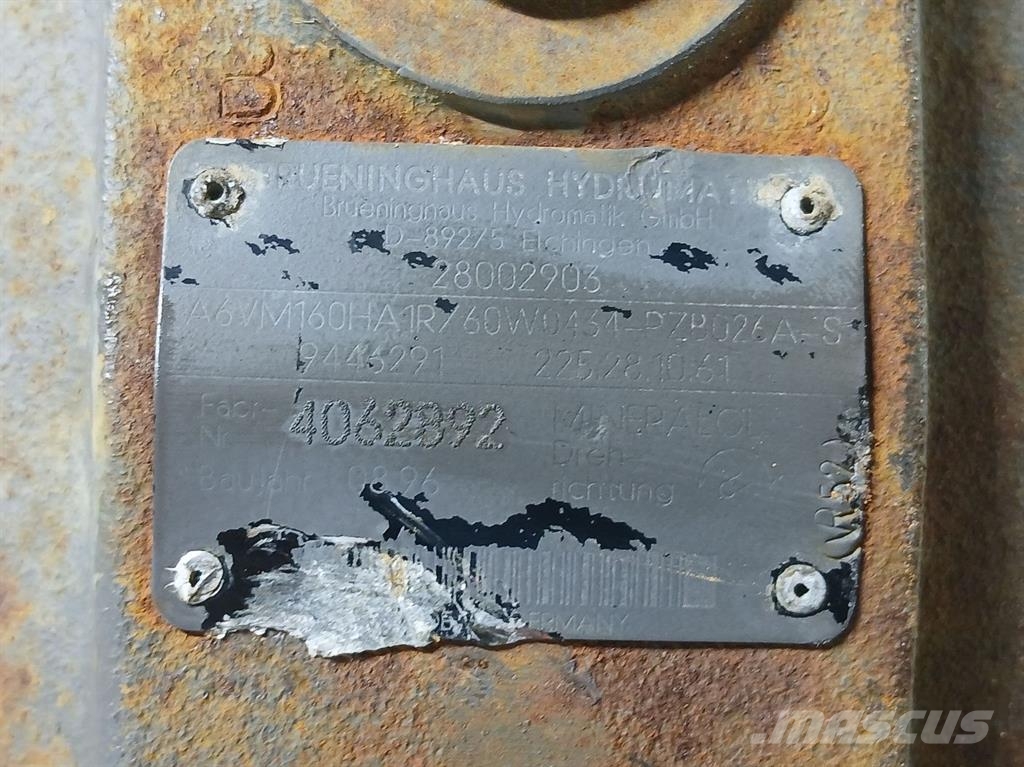 Brueninghaus Hydromatik A6VM160HA1R/60W-Drive motor/Fahrmotor/Rijmotor Hidraulice
