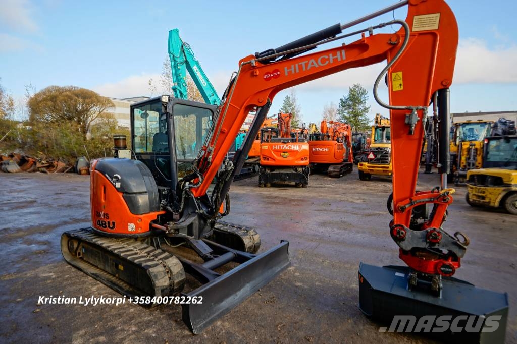 Hitachi ZX48U-5CLR PYÖRITTÄJÄLLÄ حفارات صغيرة أقل من 7 طن (حفارات صغيرة)