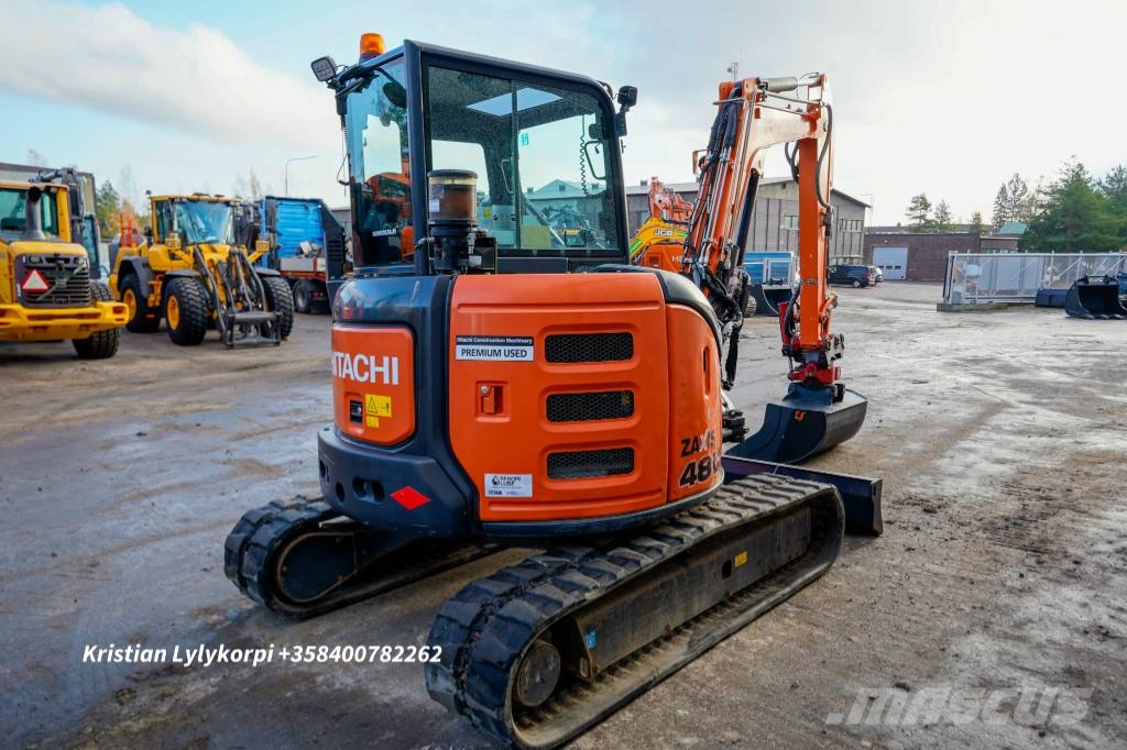 Hitachi ZX48U-5CLR PYÖRITTÄJÄLLÄ حفارات صغيرة أقل من 7 طن (حفارات صغيرة)
