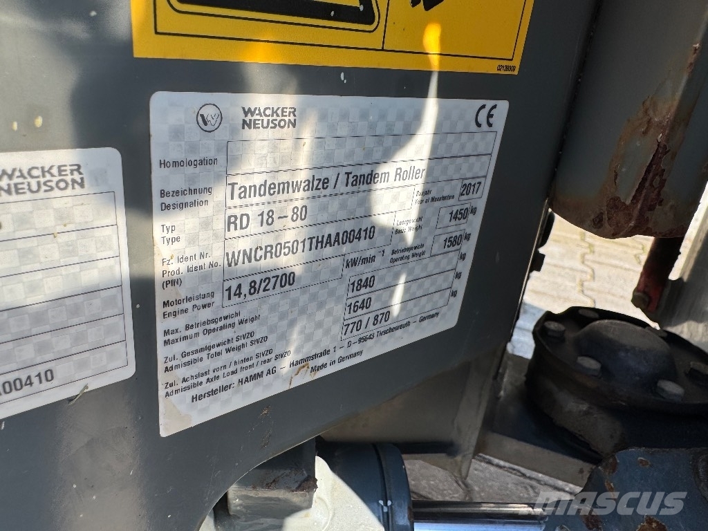 Wacker Neuson RD 18-80 Duowalsen