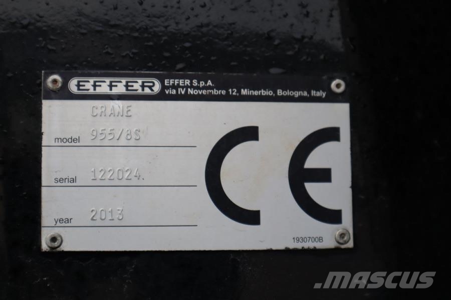 Effer 955/8S Volvo 540 Euro 6, 8x2x4 Drive, Fully Remote Maastikutõstukid