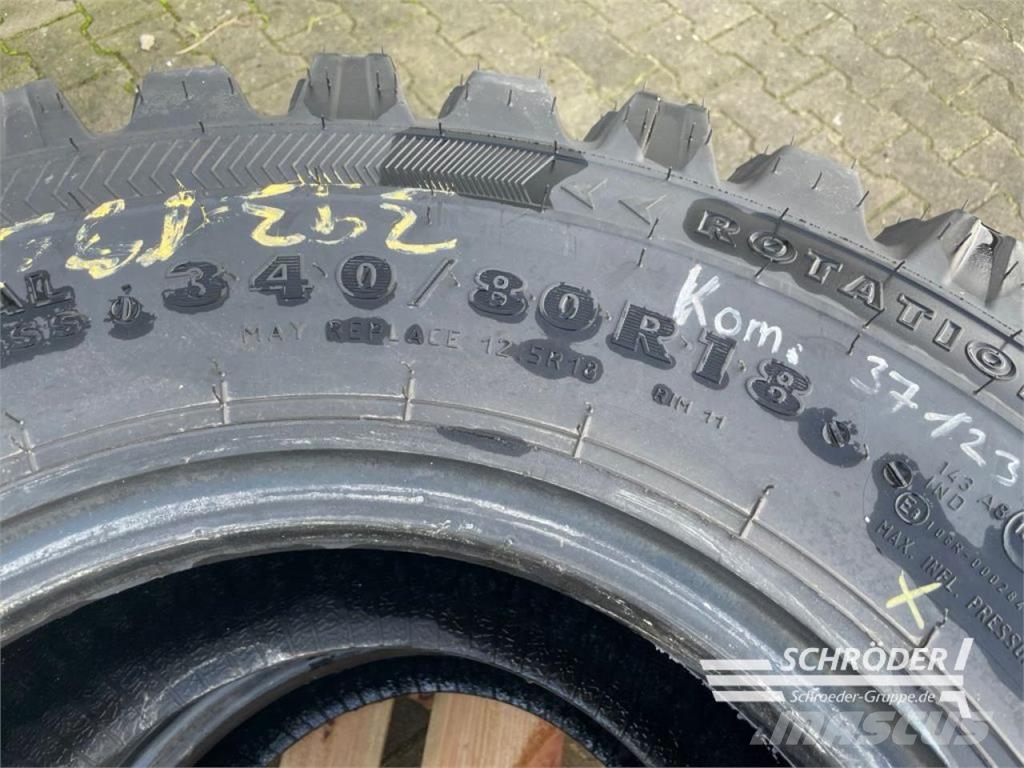 Nokian 2X 340/80 R18 / 12.5 R18 Dubbele wielen