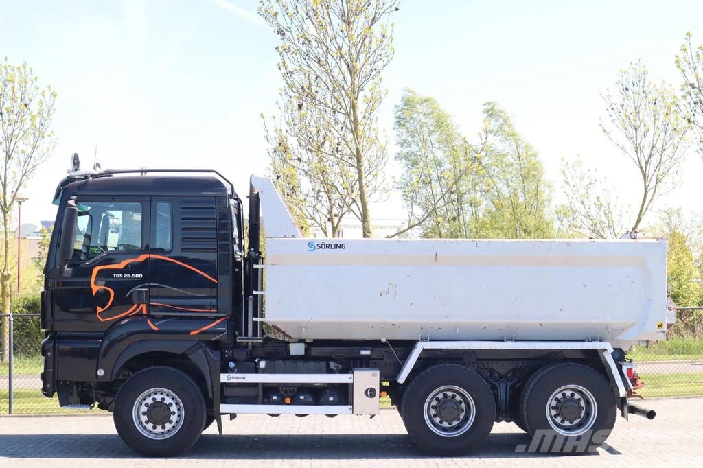 MAN TGS 26.500 | 6X4 | 6x6 hydrodrive |BIG AXLES | EUR Camion benne