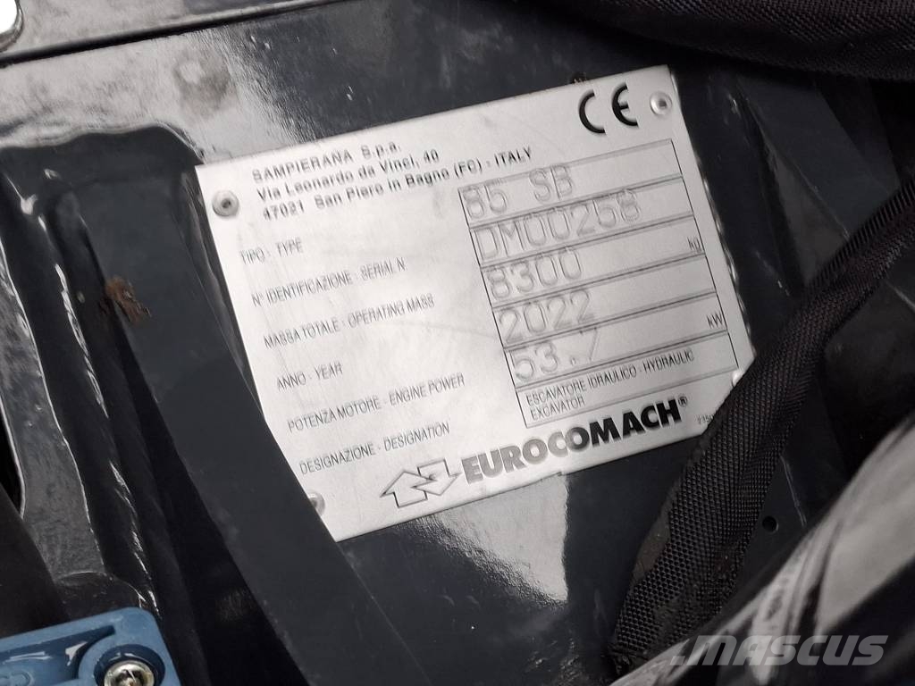 ECM 85 SB HUIPPUSIISTI Escavatori medi 7t - 12t
