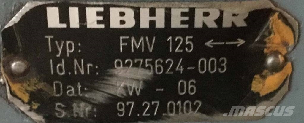 Liebherr FMV125 Hidraulika