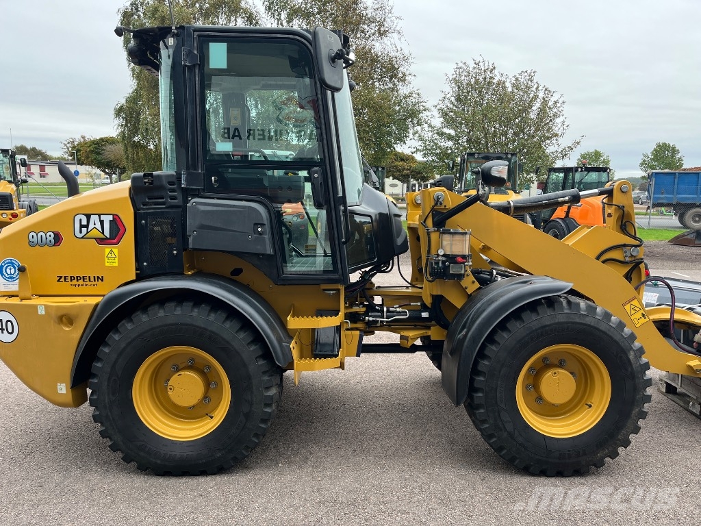 CAT 908 Nya Mod.-24 Ac,C-smörj Cargadoras sobre ruedas