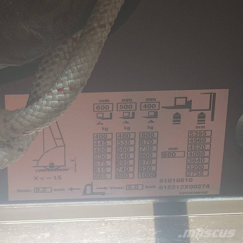 Linde V10/5021 Visoko dizajući komisioni viljuškar