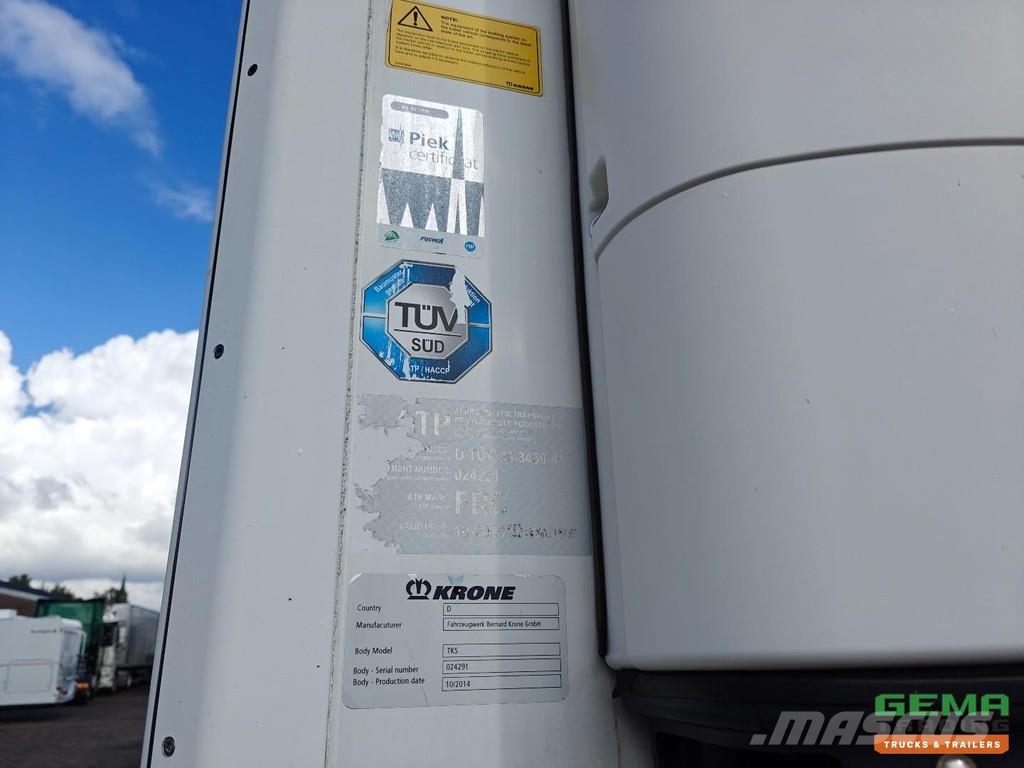 Krone SD Refrigerated/Freezer Box + Carrier Vector 1550 Kühlauflieger
