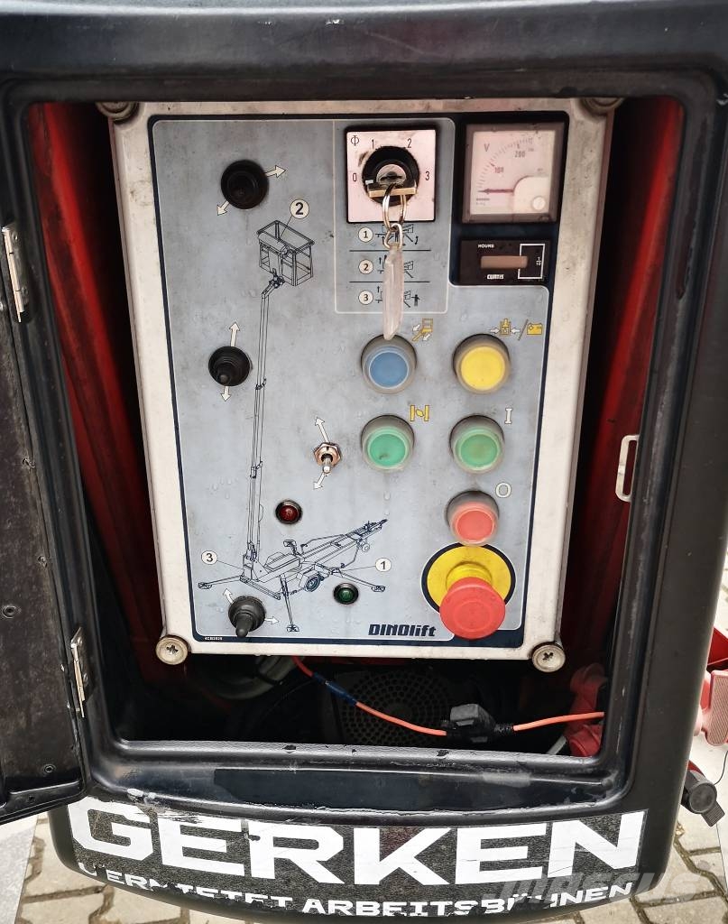 Dino 180T-1 المنصات الهوائية المثبتة على مقطورة