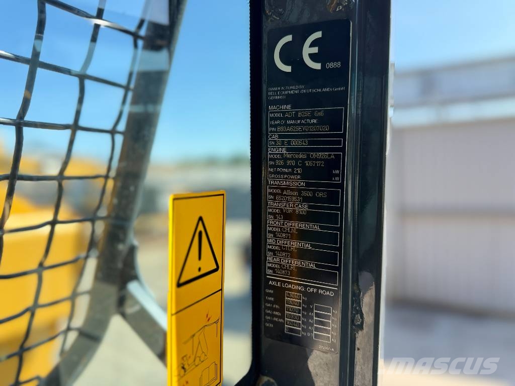 Bell B25E | 2100 hours Tombereau articulé
