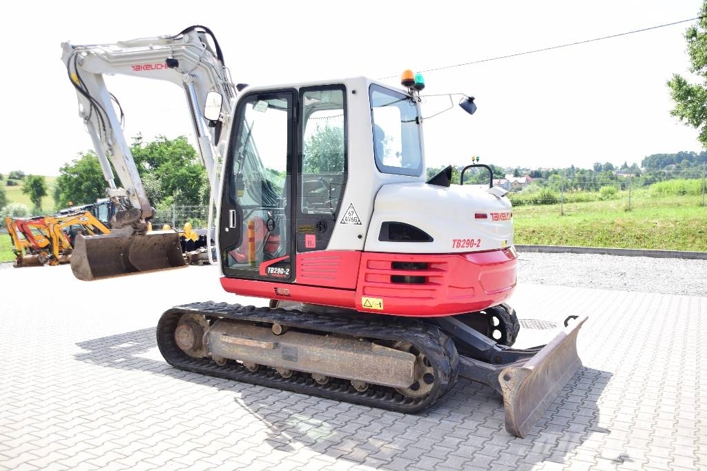 Takeuchi TB290-2 JCB 85Z-1 Kubota KX080 Caterpillar 308 Midi ekskavatörler 7 - 12 t