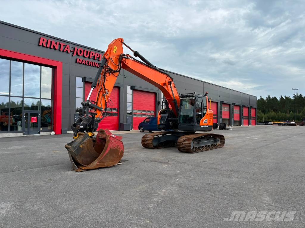 Doosan DX 235 LCR-5 / 3D, Engcon, Rasvari, 3 kauhaa Escavadoras de rastos
