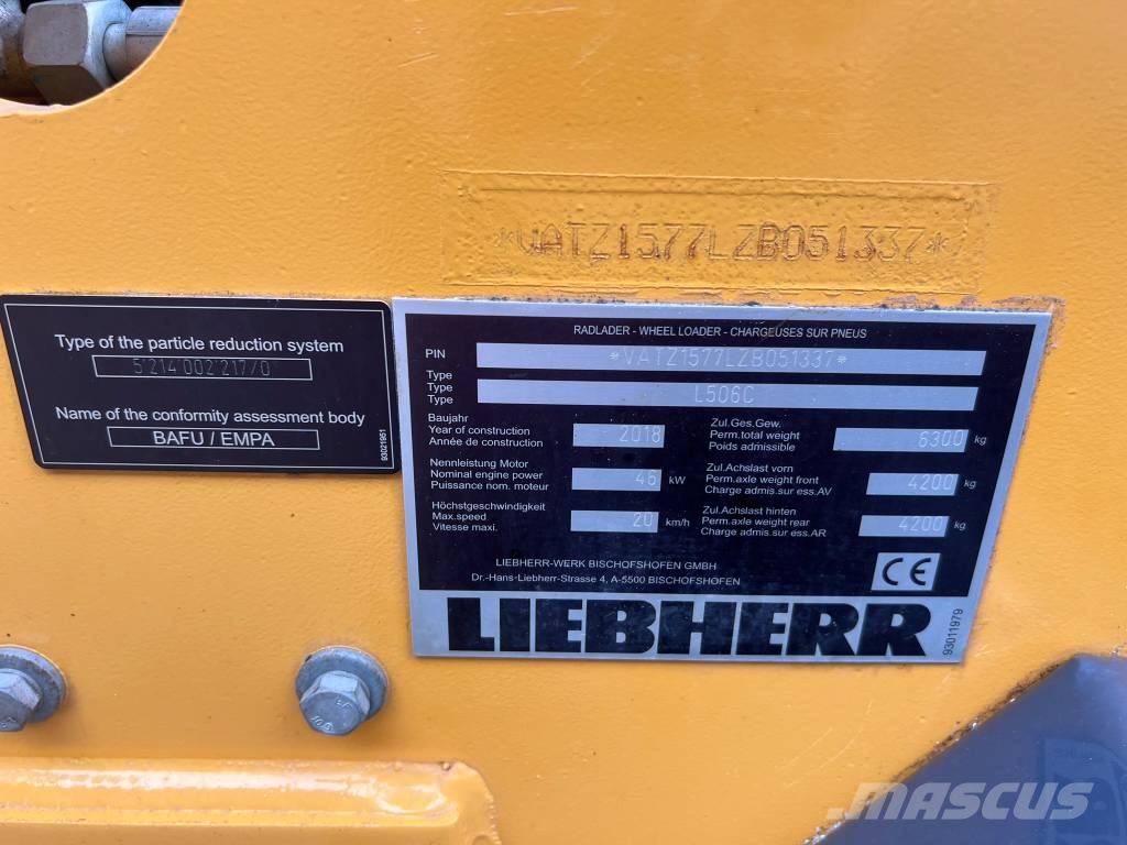 Liebherr L506C Комплектующие для погрузочных и сельхозмашин