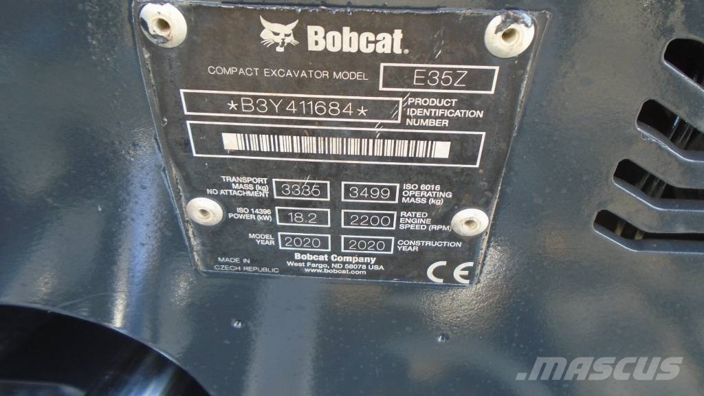 Bobcat E 35z Mini bageri <7t