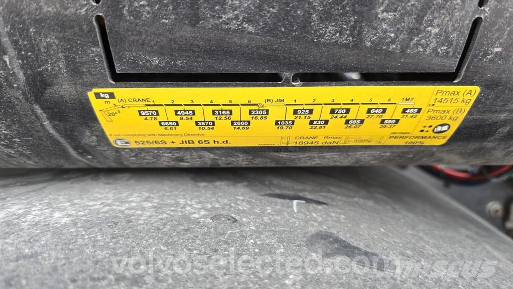 Volvo FH Truck mounted cranes