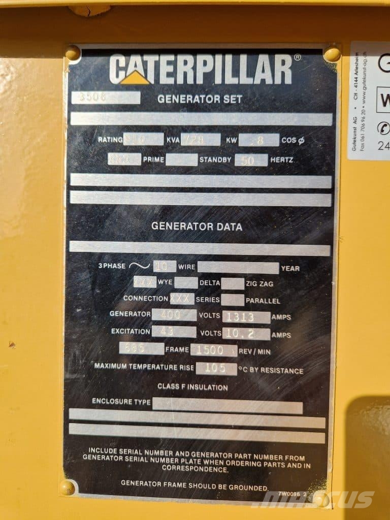 CAT 3508 DITA - Used - 910 kVa - 23Z Γεννήτριες ντίζελ