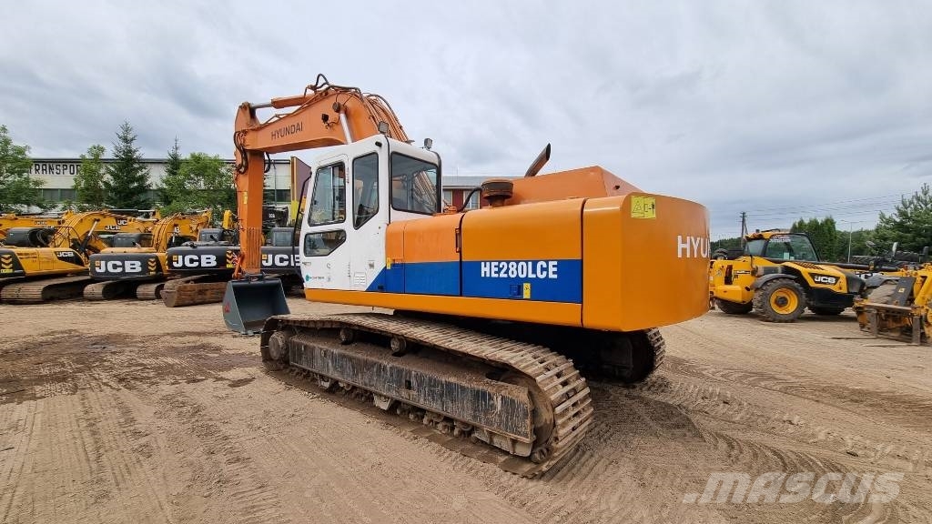 Hyundai Halla HE280LC Bageri guseničari