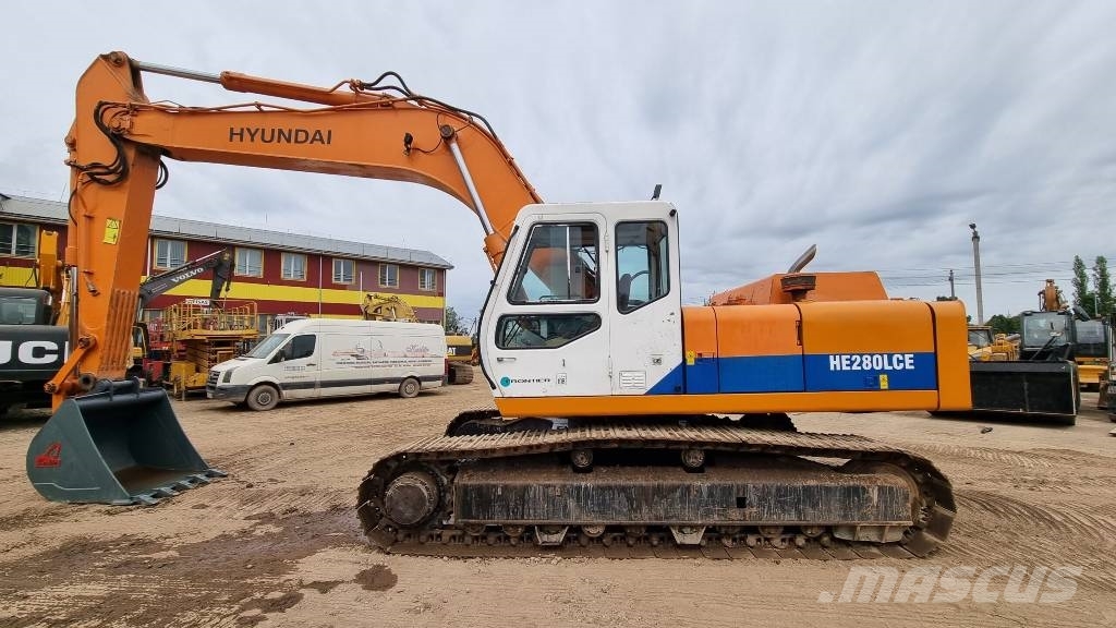 Hyundai Halla HE280LC Bageri guseničari