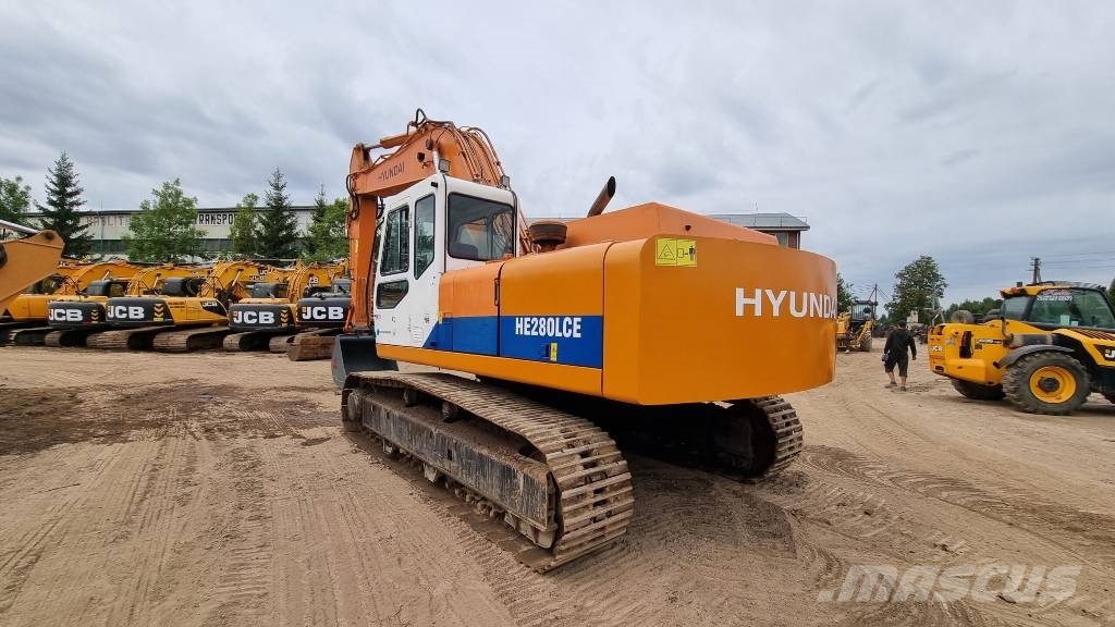 Hyundai Halla HE280LC Bageri guseničari