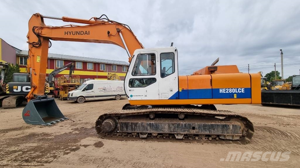Hyundai Halla HE280LC Bageri guseničari