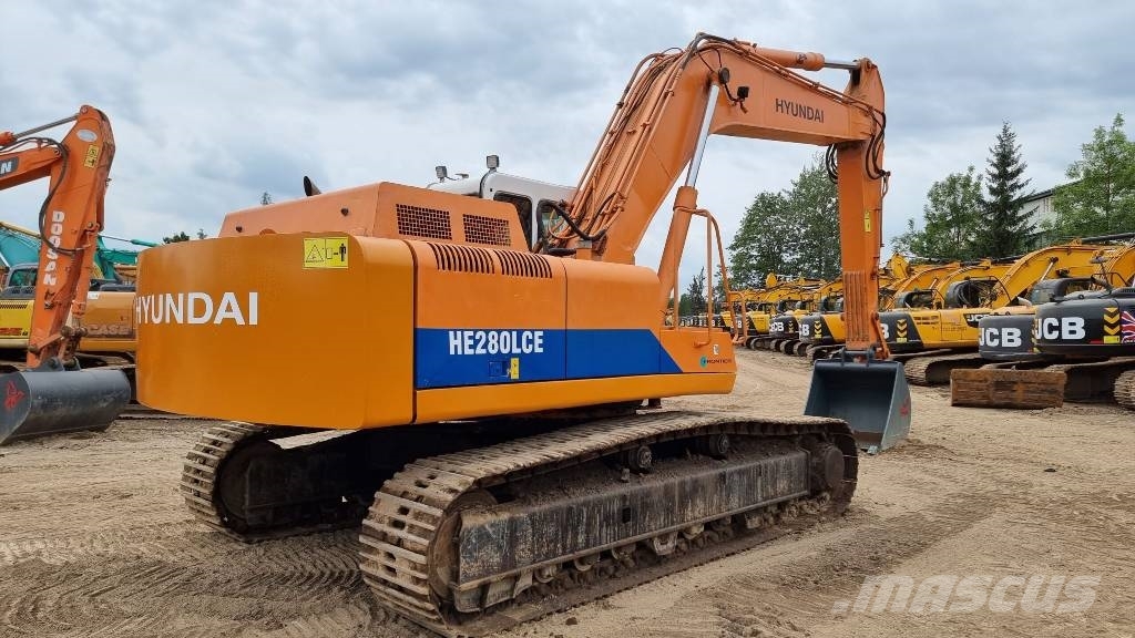 Hyundai Halla HE280LC Bageri guseničari