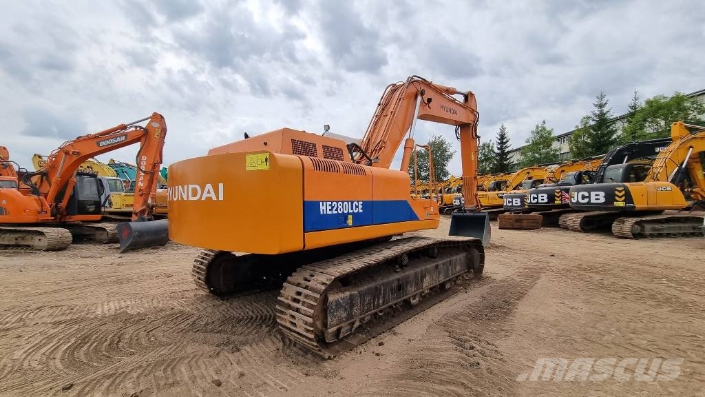 Hyundai Halla HE280LC Bageri guseničari