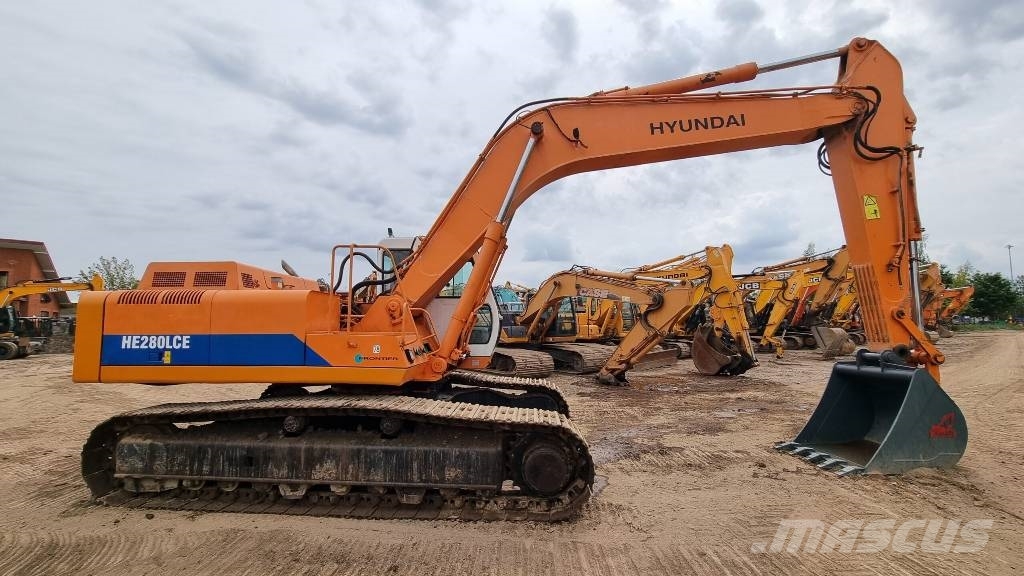 Hyundai Halla HE280LC Bageri guseničari