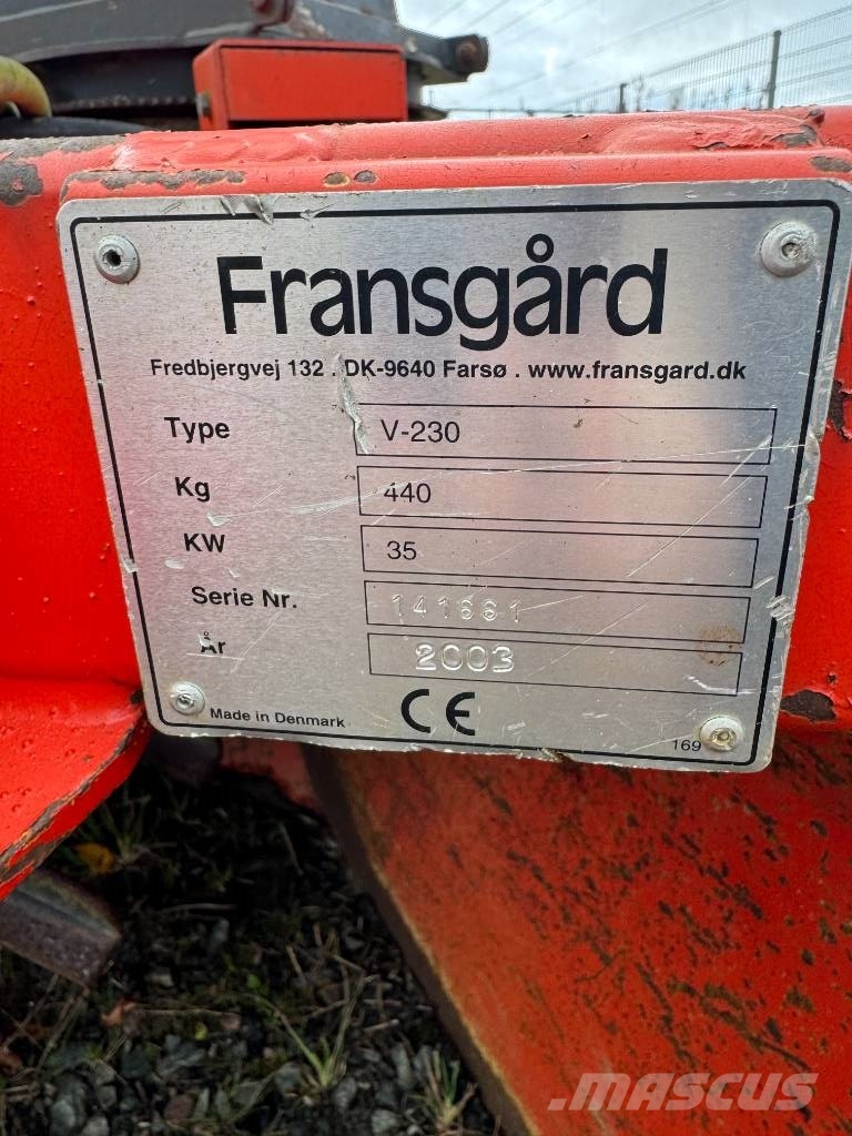 Fransgård V-230 Outros limpa-neves e máquinas de limpeza viária