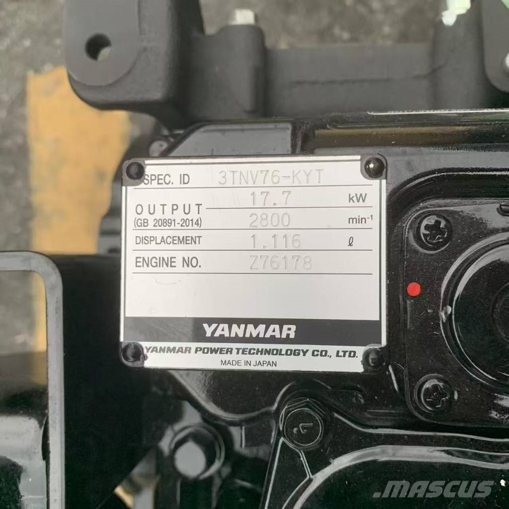 Yanmar 3TNV76-KYTexcavator engine /excavator motor Motorer