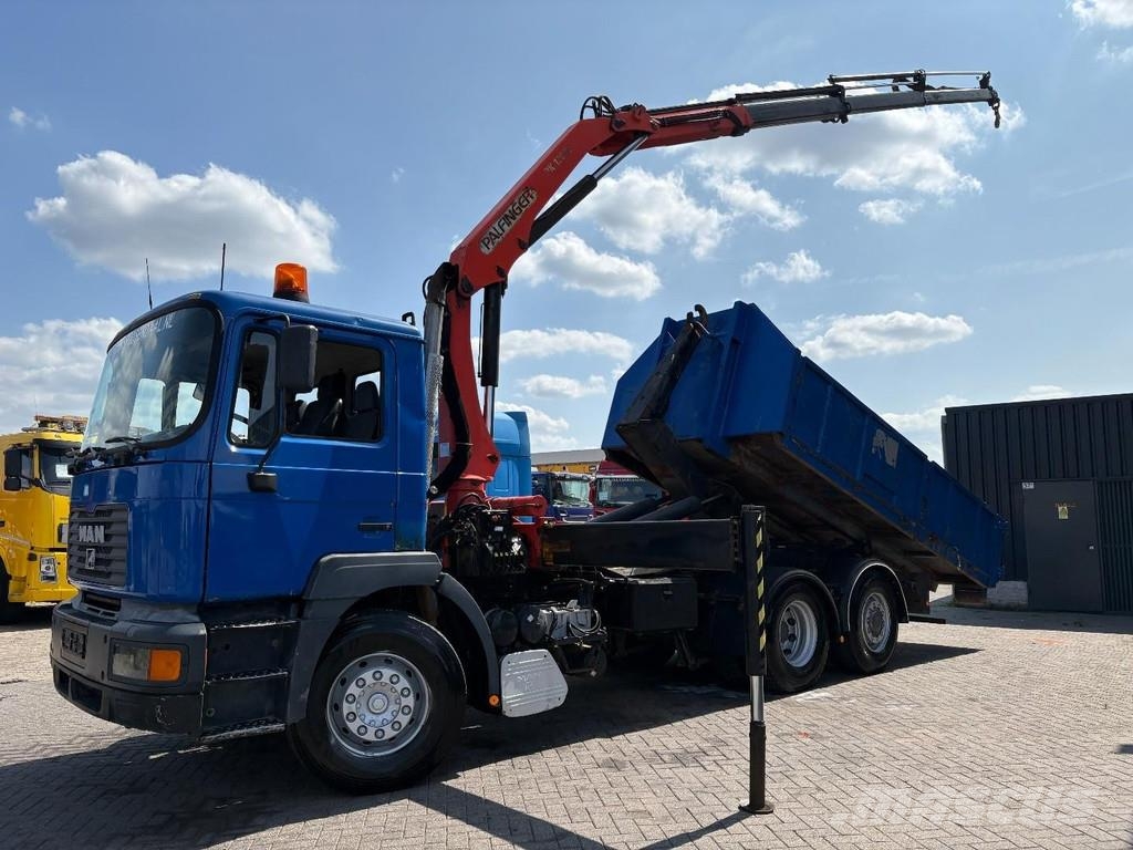 MAN F 2000 28.364 + PALFINGER PK 12080 3X EXT + manual 全路面起重機/吊車