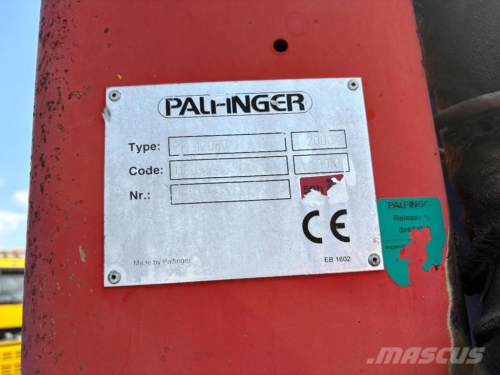 MAN F 2000 28.364 + PALFINGER PK 12080 3X EXT + manual 全路面起重機/吊車