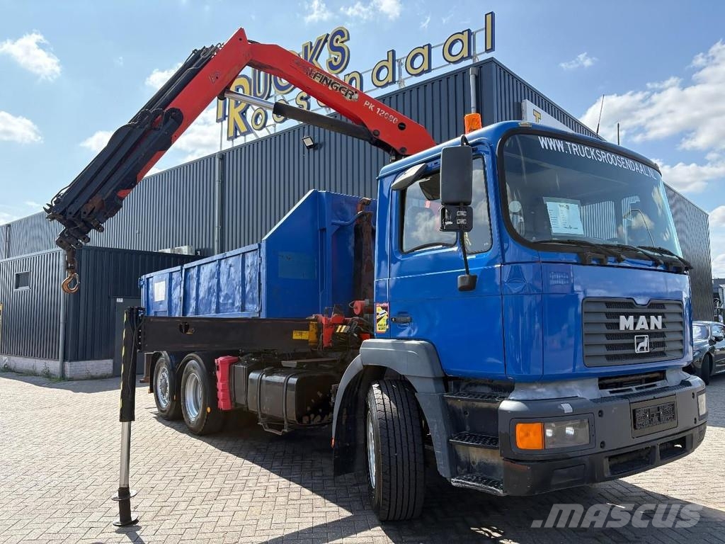 MAN F 2000 28.364 + PALFINGER PK 12080 3X EXT + manual 全路面起重機/吊車