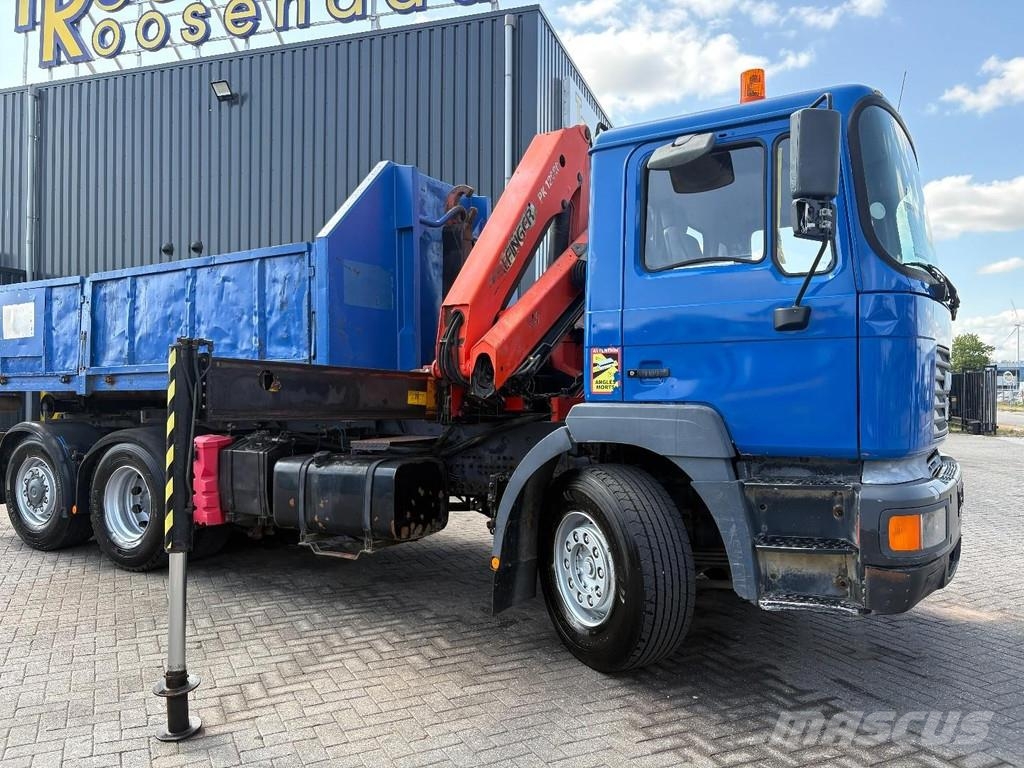 MAN F 2000 28.364 + PALFINGER PK 12080 3X EXT + manual 全路面起重機/吊車