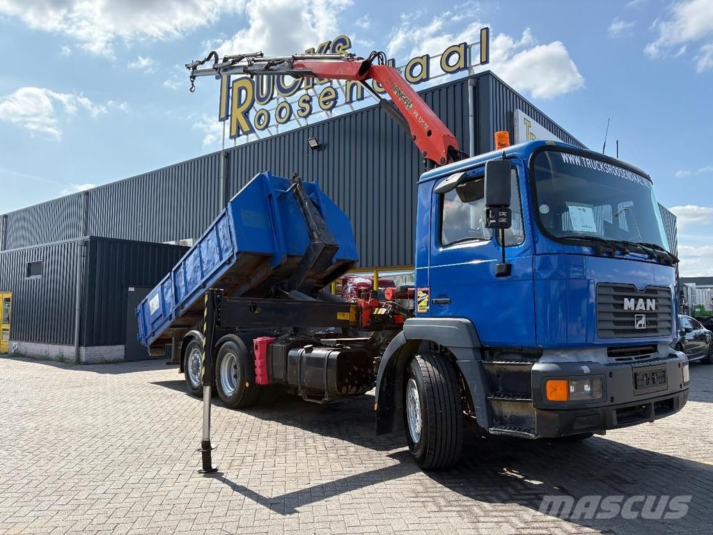 MAN F 2000 28.364 + PALFINGER PK 12080 3X EXT + manual 全路面起重機/吊車