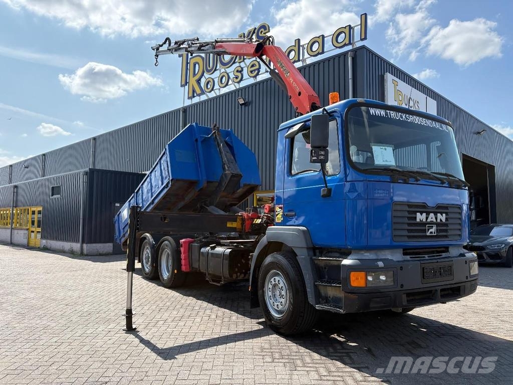 MAN F 2000 28.364 + PALFINGER PK 12080 3X EXT + manual 全路面起重機/吊車