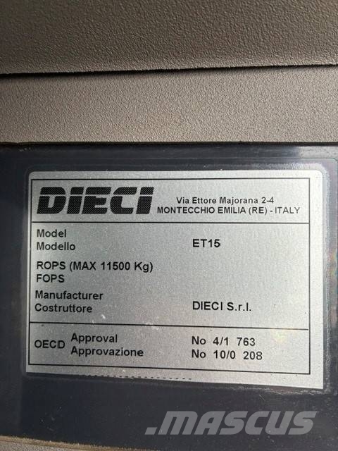 Dieci Agri Plus 42.7 Teleskopiniai krautuvai žemės ūkiui